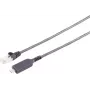 SHIVERPEAKS Cable adaptador USB-C a RJ45 Gigabit Ethernet, 5m, negro (13-51055)