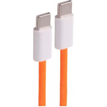 SHIVERPEAKS cable de carga USB-C a USB-C 2.0 240W textil trenzado, 1,8 m, naranja BS14-22187