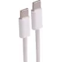 SHIVERPEAKS Cable de carga USB-C a USB-C trenzado, USB 2.0, 60W PD, 1 m, blanco BS14-21026