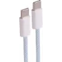 SHIVERPEAKS Cable de carga USB-C a USB-C 2.0 240W PD 3.1 EPR 1,5m azul trenzado textil BS14-22151