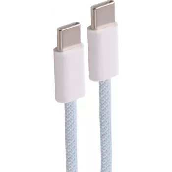 SHIVERPEAKS cable de carga USB-C a USB-C 240W PD 3.1, USB 2.0, 3m, azul trenzado textil BS14-22041
