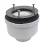 Desagüe para plato de ducha giratorio cromado 90mm