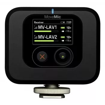 Shure MV88+W-KIT-Z6 micrófono estéreo inalámbrico con receptor soporte para cámara
