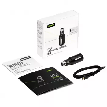 Shure MVX2UG2 Interfaz de audio digital XLR a USB