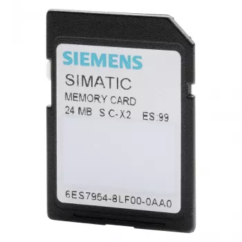 Siemens 6ES7954-8LF04-0AA0 SIMATIC S7 tarjeta de memoria 24 MB para CPU S7-1x00