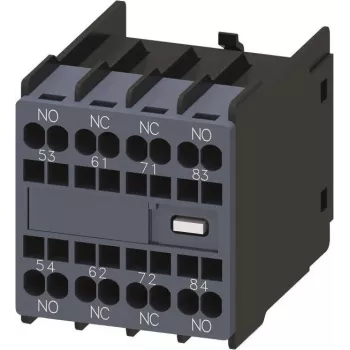 SIEMENS bloque de contactos auxiliares 2NO+2NC, tamaño S00/S0, bornes de tornillo, serie 3RH2911 3RH29112GA22