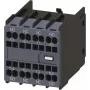 SIEMENS bloque de contactos auxiliares 2NO+2NC, tamaño S00/S0, bornes de tornillo, serie 3RH2911 3RH29112GA22