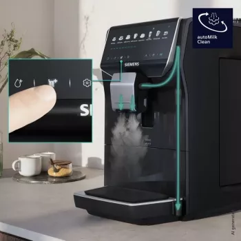 Siemens EQ500 iAroma TP553E07 Cafetera superautomática, Negro Piano