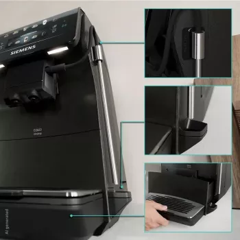 Siemens EQ600 iAroma TP603E08 Cafetera espresso 15 bar
