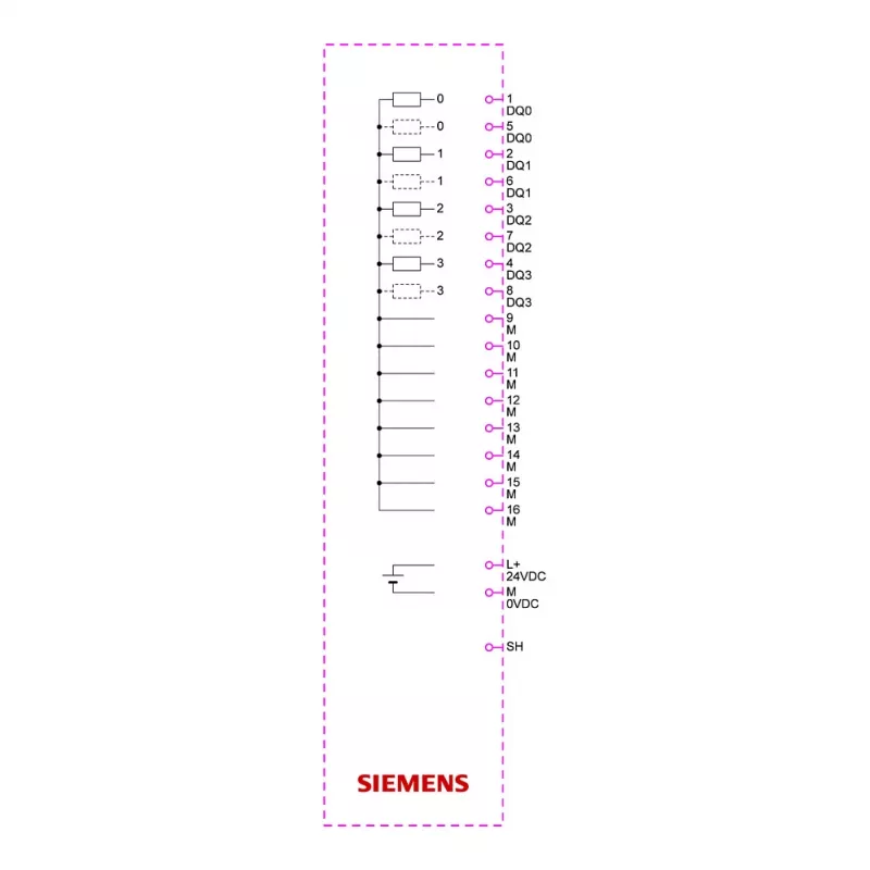 SIEMENS SIMATIC ET 200SP módulo de salidas digitales DQ 4x24VDC/2A ST (6ES7132-6BD21-0BA0)