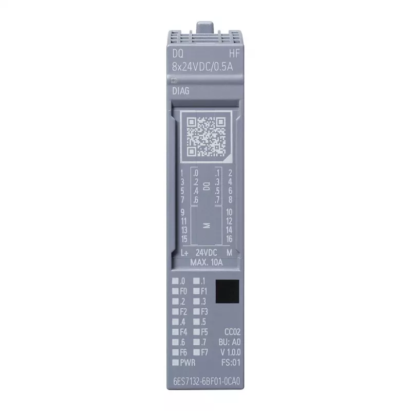 Siemens SIMATIC ET 200SP módulo de salidas digitales DQ 8x24VDC 6ES7132-6BF01-0CA0
