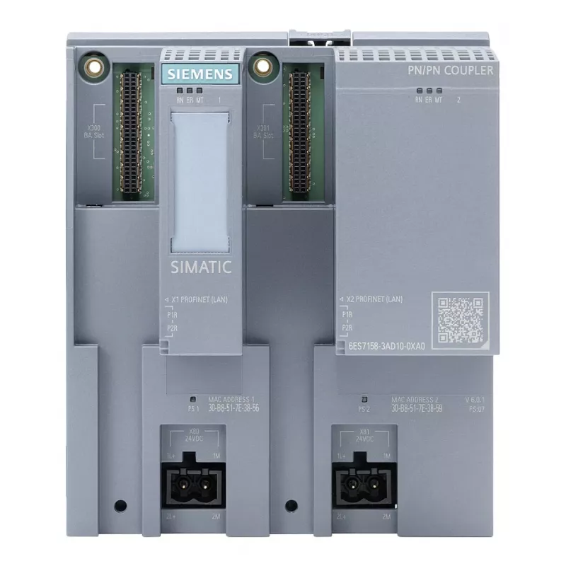 SIEMENS SIMATIC PN/PN Coupler 6ES7158-3AD10-0XA0 | Acoplador PROFINET IO para interconexión de redes