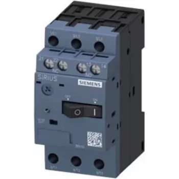 SIEMENS SIRIUS 3RV1011-1JA15 guardamotor, 3 polos, 7...10 A, disparador por cortocircuito 130 A, S00, bornes de tornillo