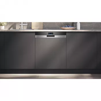 SIEMENS SN57TS00CE iQ700 Lavavajillas totalmente integrado (acero inoxidable cepillado/negro, 60 cm, Home Connect)