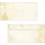 SIGEL DU083 Graceful Christmas Sobres largos DIN, engomados, 90 g/m², 50 unidades