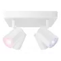 SIGNIFY WiZ IMAGEO Foco de techo 4 focos cuadrado Tunable White & Color Blanco