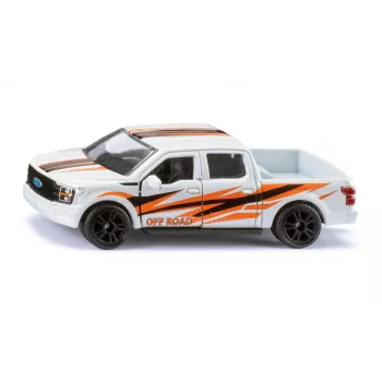 SIKU Ford F-150 Raptor 1:55 vehículo de fundición a presión blanco/naranja