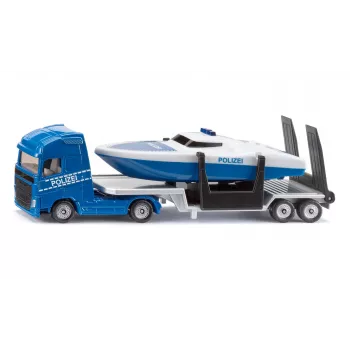SIKU SUPER camión Volvo con barco