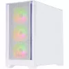 SILENTWARE Flow 110 ARGB White carcasa semitorre con cristal templado