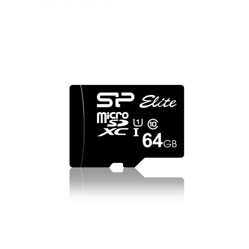 Silicon Power Tarjeta de memoria microSDXC 64GB UHS-I Class 10 U1 V10