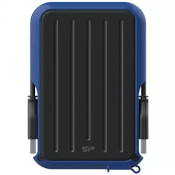 Silicon Power Armor A66 1TB disco duro externo USB 3.2 Gen 1, resistente, IPX4 resistente a salpicaduras, Negro con detalles rojos