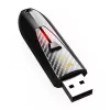 Silicon Power Blaze B25 Memoria flash USB 3.2 Gen 1 de 32GB, conector retráctil, negra