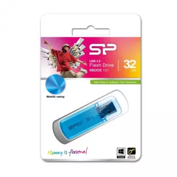 Silicon Power Helios 101 memoria USB 32GB, azul (SP032GBUF2101V1B)