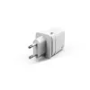 Silicon Power Boost Charger QM16 Cargador de viaje de 20W, USB-A + USB-C, enchufes EU/US/UK/AU, blanco