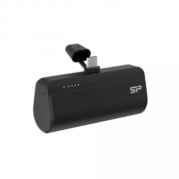 Batería externa Silicon Power QD50, 5000 mAh, USB-C, negro (SP5K0MAPBKQD500K)
