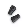 Silva Rubber Paws puntas de goma para bastones de trekking - negro - 1 par