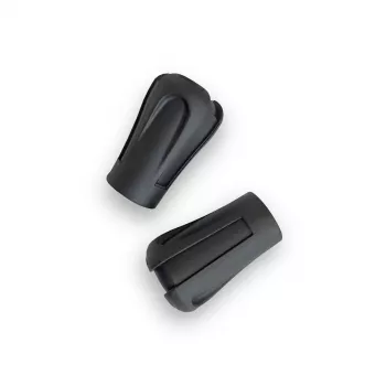 Silva Rubber Paws puntas de goma para bastones de trekking - negro - 1 par