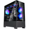 SilverStone Lucid 05 Black caja semitorre con diseño panorámico de cristal de 270°