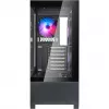 SilverStone Lucid 05 Black caja semitorre con diseño panorámico de cristal de 270°