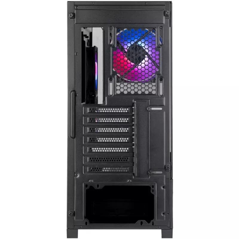 SilverStone Lucid 05 Black caja semitorre con diseño panorámico de cristal de 270°