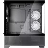 SilverStone Lucid 05 Black caja semitorre con diseño panorámico de cristal de 270°