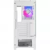 SilverStone Lucid 05 White caja semitorre con diseño panorámico de cristal de 270°