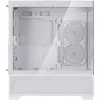 SilverStone Lucid 05 White caja semitorre con diseño panorámico de cristal de 270°