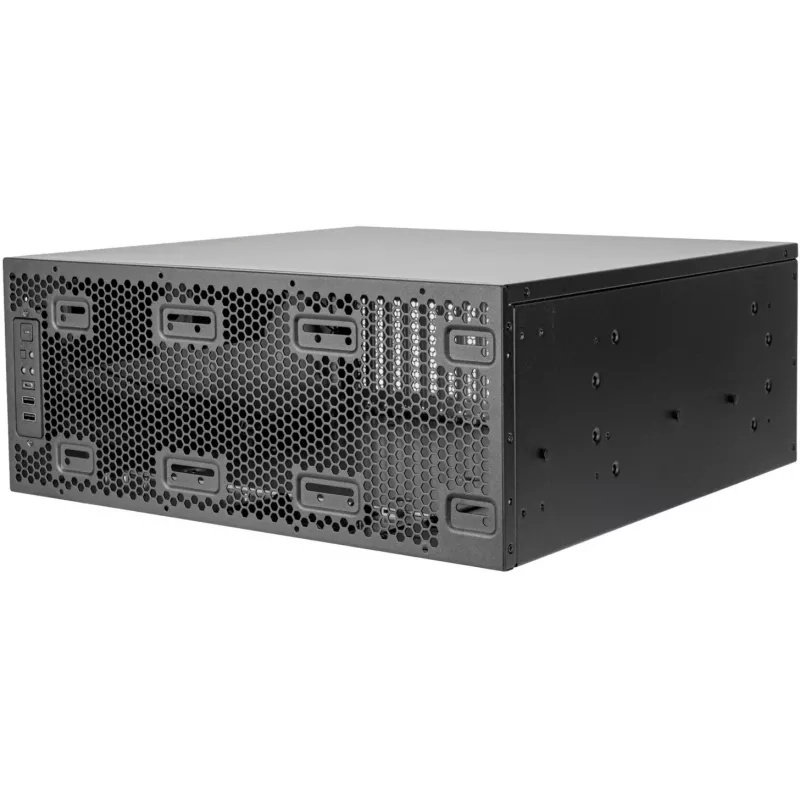 SilverStone RM4A 4U caja de servidor para rack, SSI-EEB, mesh - gris oscuro