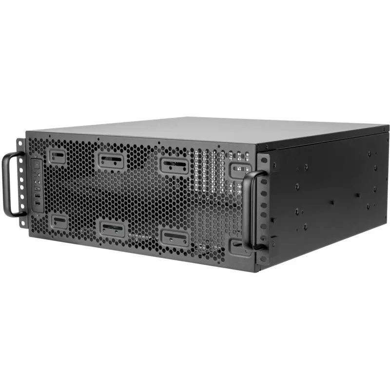 SilverStone RM4A 4U caja de servidor para rack, SSI-EEB, mesh - gris oscuro