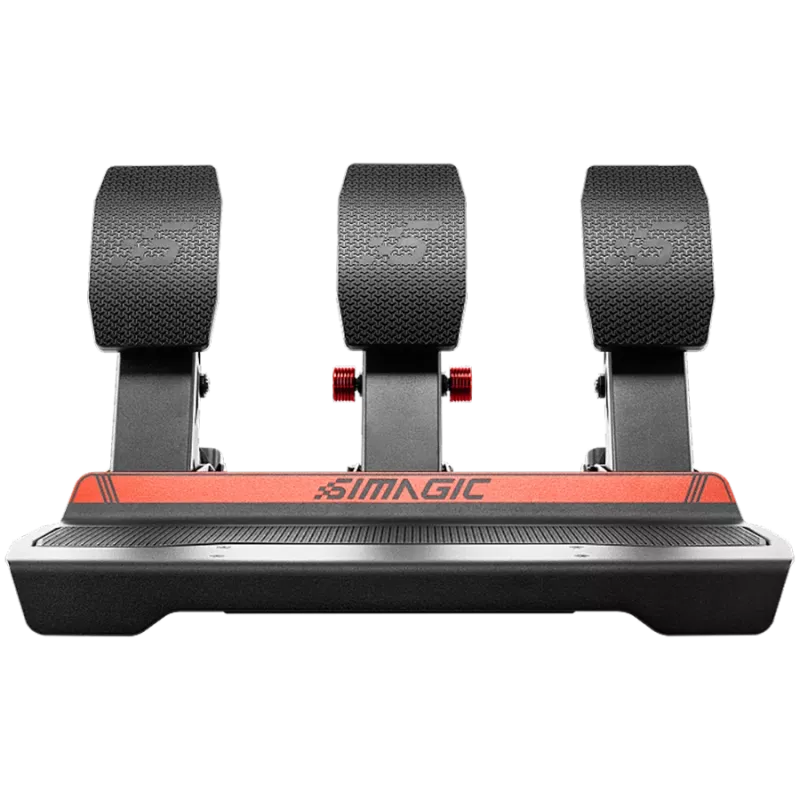Sistema de pedales modular SIMAGIC P700 con célula de carga de 150 kg y 35 ajustes de freno
