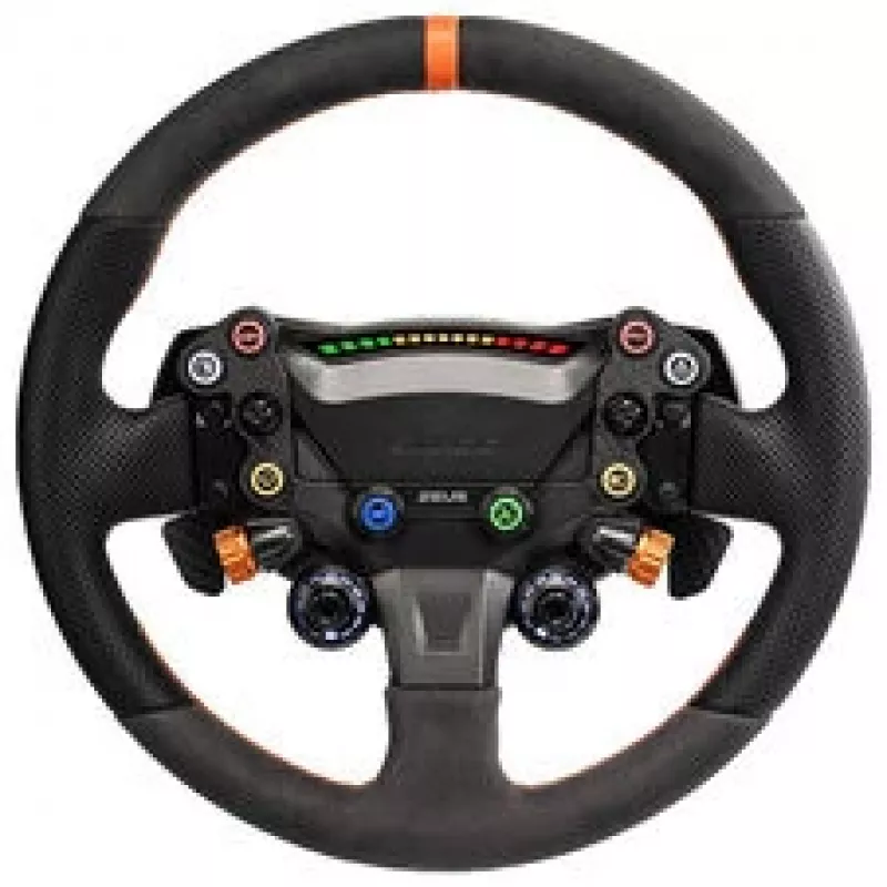 Simagic Zeus Sport Volante - Aro de ante 300mm, aluminio CNC, botones RGB, levas magnéticas de doble fibra de carbono, inalámbrico, QR 50mm