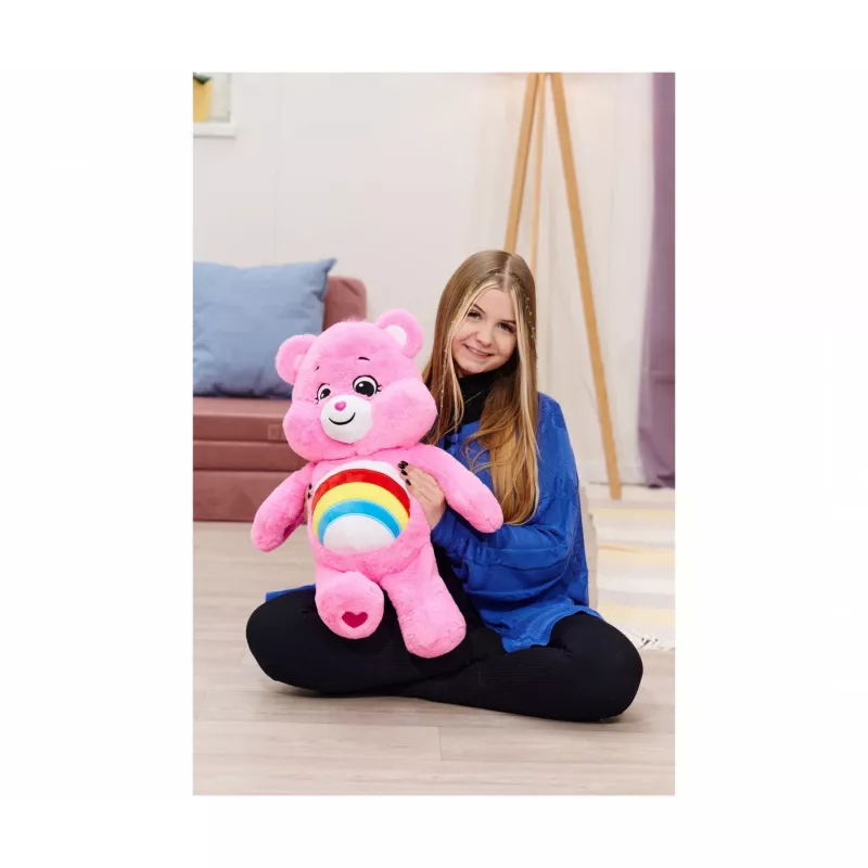 SIMBA-DICKIE Care Bears Cheer Bear Peluche 60 cm Rosa Arcoíris