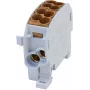 SIMET SCB 25 Al/Cu 80A bloque distribuidor de derivación unipolar marrón 81501015