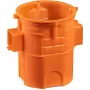 SIMET S60GF Caja de derivación empotrable, conectable, extragrande, 60 mm, naranja