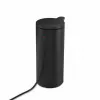 simplehuman ST1084 dispensador de jabón con sensor, acero inoxidable negro, 266 ml, automático sin contacto, sensor de movimiento por infrarrojos, cantidad ajustable, bomba sin obstrucciones, anti-huellas
