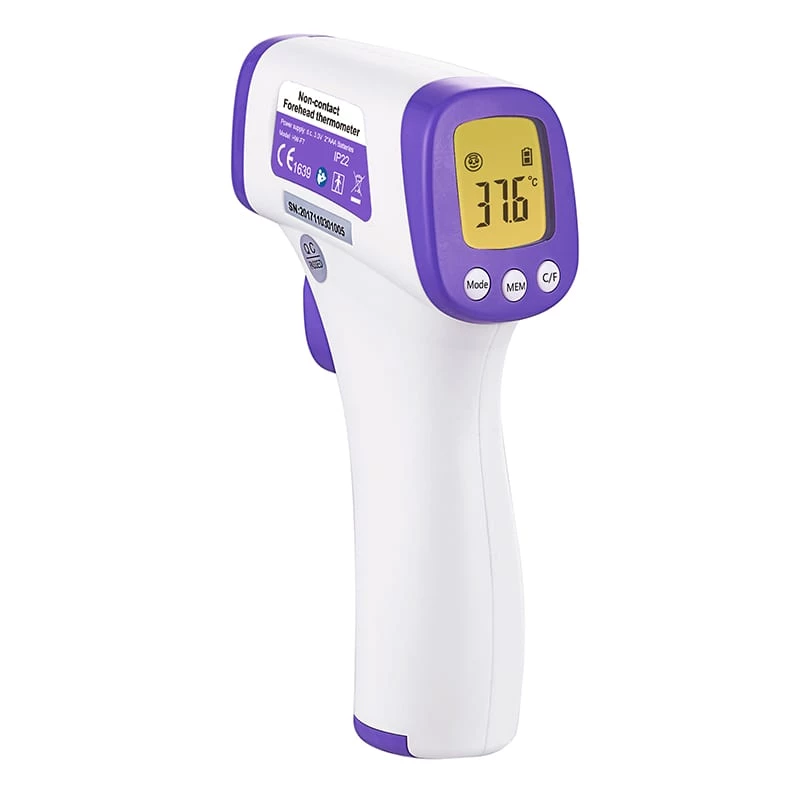SIMZO HW-F7 Termómetro infrarrojo de mano LED sin contacto