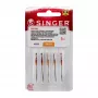 Singer 2020 Agujas universales para máquina, talla 12/80, pack de 5