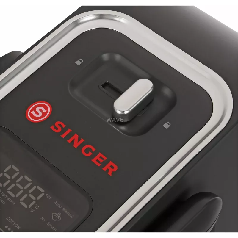 SINGER 26 Intelligent 2.0 Prensa de vapor - 1600W, LCD digital, 5 ajustes de temperatura
