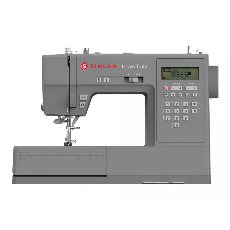 Singer Heavy Duty Máquina de coser HD6705C Recargable 200 puntadas Gris