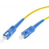 Cable de red de fibra óptica monomodo SC/UPC a SC/UPC simplex de 1 m, LSZH, amarillo